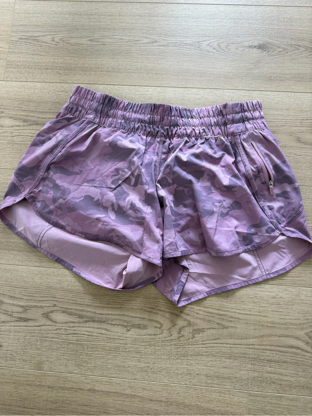 Track That Pink Camo Athletic Shorts - Lightweight Running Style